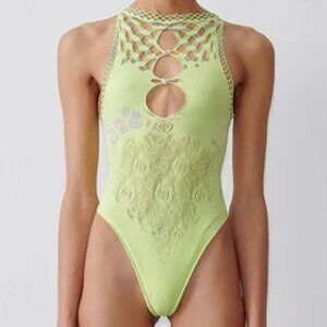 Poster Girl Lulu Bodysuit Pickle